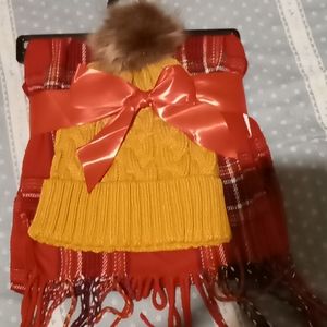 Brand new- Winter hat and scarf set